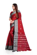 Cotton Embellished Saree for Women 