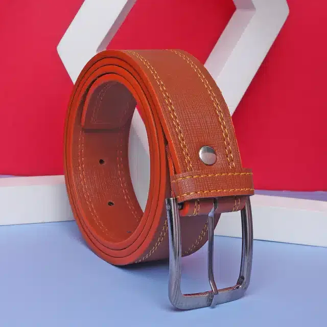 Leather Belt for Men (Tan)