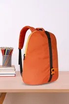 DE VAGABOND STATIC Orange Bag, Backpack 17 Inch 18 Ltr Casual/Daypack 
