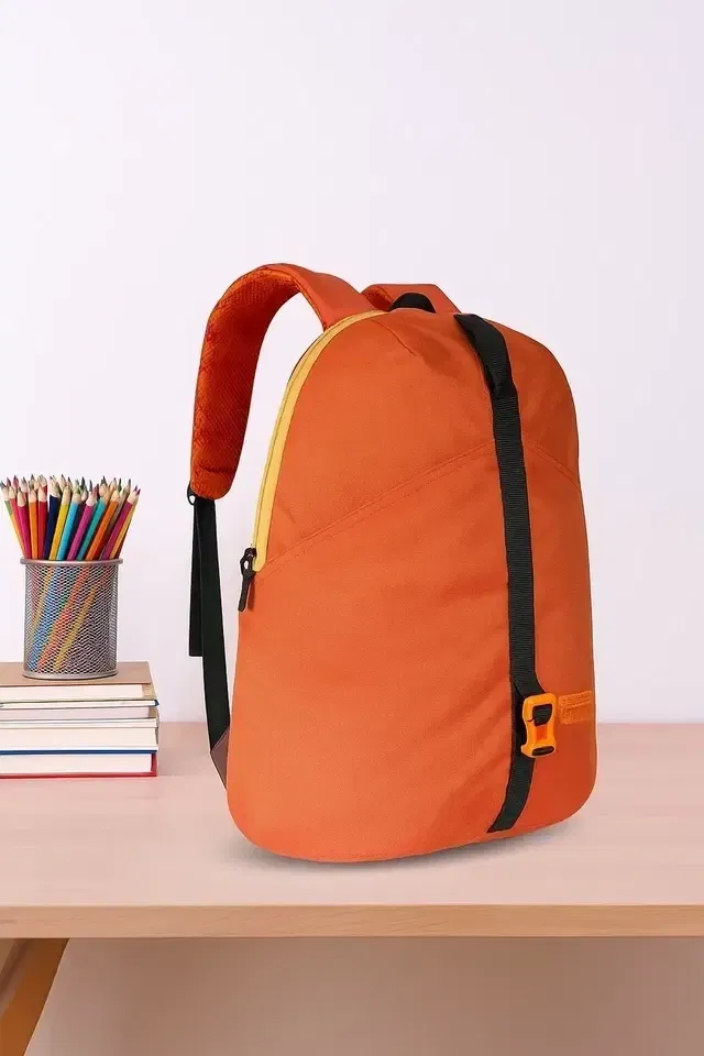DE VAGABOND STATIC Orange Bag, Backpack 17 Inch 18 Ltr Casual/Daypack (Pack of 1)
