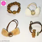 Cotton Blend Hair Scrunchies for Women & Girls 