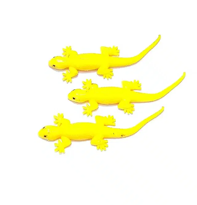 Fake Lizard Prank Trick Toys for Kids (Multicolor, Pack of 3)