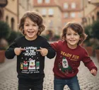 Round Neck Printed Wool Sweat Shirt For Boys, Multicolour 