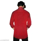 Cotton Blend Checked Shirt for Men, Maroon 
