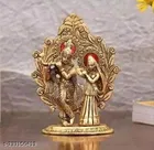 Metal Radha Krishna Idol 