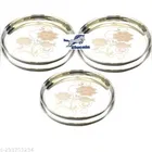 Stainless Steel Dinner Full Plates 