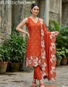 Embroidered Floral Patiala for Women 