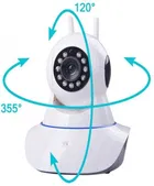 Immutable Dual Antenna wifi IP Smart CCTV Security Camera  