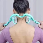 Neck Spine Massager 360° Adjustment 6 Wheel Dual Pressure Point 
