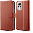 Infinix Note 11 Artificial Leather Mobile Flip Cover 