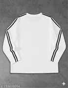 Poly Blend T-shirt for Men, White 
