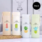 KS Love Cactus Leak Proof Flask 450ml (Pack of 1, Assorted)