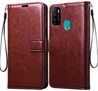 Infinix Hot 9 Pro Artificial Leather Mobile Flip Cover 