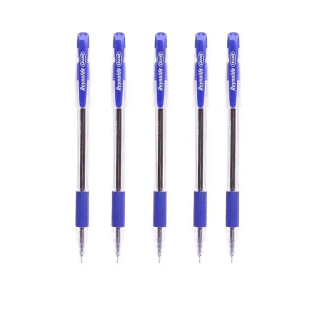 5 Pcs Writing Blue Ball Pen