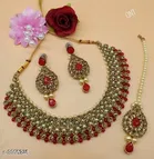 BJ JEWEL ALLOY & PEARL JEWELLERY SET FOR WOMEN'S