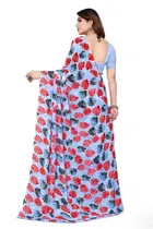 Georgette Printed Saree for Women 