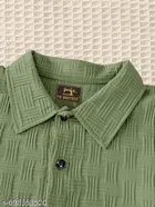 Self Design Cotton Blend Polo for Boys 