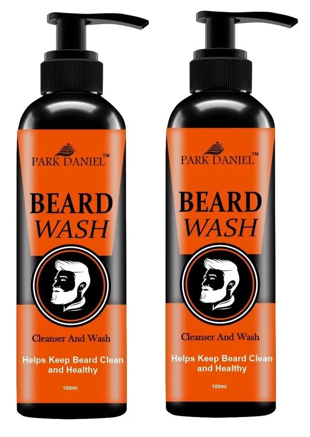 Park Daniel Beard Wash (100 ml, Pack of 2)