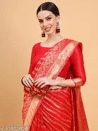 Banarasi Silk Zari Woven Saree for Women 