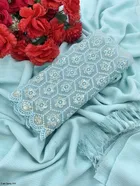 Chiffon Embroidered Saree for Women 