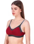 Cotton Blend Non Padded Bra for Women 