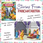 Super Cute Toddlers Coloring Bag + Stories from Panchatantra – Set of 2 Fun and Educational Books for Toddlers
