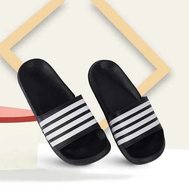 Sliders for Men (Black, 7)