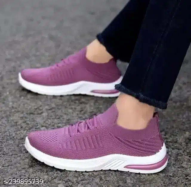Casual Shoes for Women (Purple, 5)