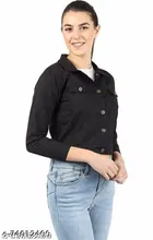 Full Sleeves Solid Jacket for Women & Girls 