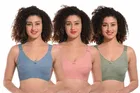 Cotton Blend Non-Padded Bras for Women 