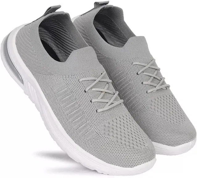 Jootiyapa Casual Shoes for Women (Grey & White, 4) Alexa-Grey