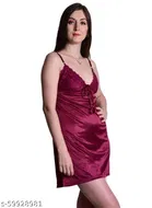 Satin Nightdress Set for Women 