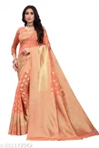 Chanderi Cotton Zari Woven Saree for Women 