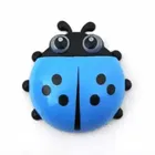 के कुडोस एंटरप्राइज लेडीबग टूथब्रश होल्डर टॉयलेटरीज टूथपेस्ट होल्डर