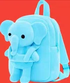 Velvet Small Backpack for Kids (Aqua Blue, 10 L)