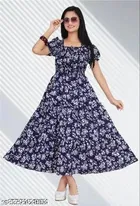 Sleeveless Printed One Piece Dress 