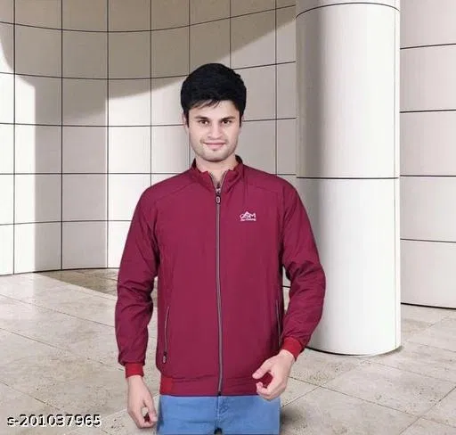 Jacket for Men (Maroon, M)