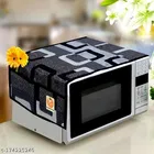 KANUSHI Industries® 1 Pc Fridge Covers / Refrigerator Cover + 1 Pc Microwave/Oven Cover Top + 3 Fridge Mats 