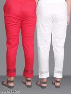 Cotton Lycra Trouser for Women 