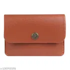 Slim PU Wallet & Card Holder, Brown