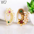 Alloy Nath Nosepins for Women (Multicolor, Pack of 2)