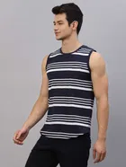 Rigo Sleeveless Striped Vest for Men 