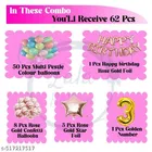 65 Pcs 3rd Birthday Decoration kit, Multicolour, Set of 1