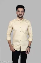 Cotton Blend Full Sleeves Shirt for Men 