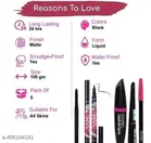 Combo of Kajal with 2 Pcs 36H Eyeliner & 3 in 1 Kajal-Mascara-Eyeliner 