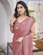 Chiffon Printed Saree for Women 