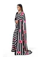 Georgette Printed Saree for Women 