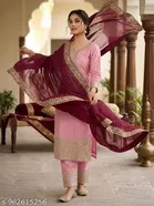 Sequins Work Party Wear Suit Set for Women 
