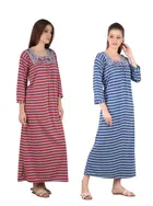 Woolen Hosiery Nighty for Women 