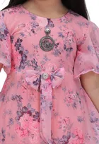 Georgette Printed Dress for Girls 